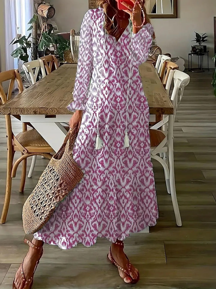 Flora - Vestido Maxi Inspirado en Boho
