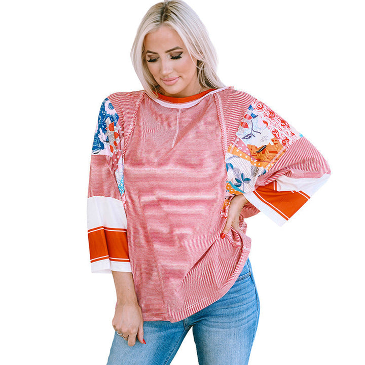 CARISSA – BLUSA ARTESANAL DE MANGAS MURCIÉLAGO CON PATCHWORK