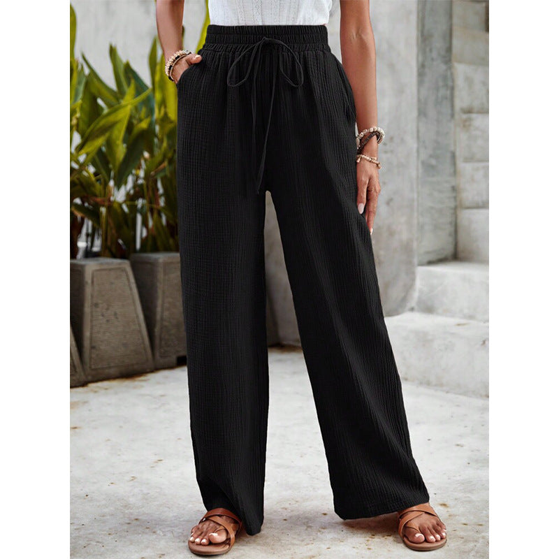 ARLIN - PANTALONES DE PIERNA ANCHA Y AJUSTE SUELTO