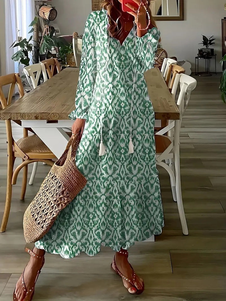 Flora - Vestido Maxi Inspirado en Boho