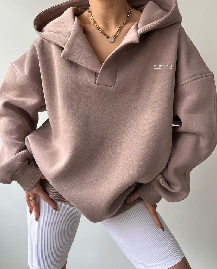 CYNTHIA - SUDADERAS OVERSIZE CÁLIDAS CON CAPUCHA