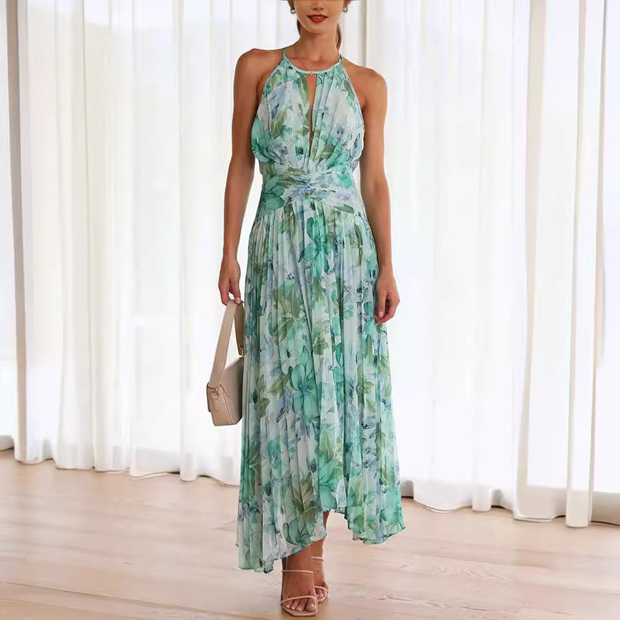 CRISELL - VESTIDO LARGO ELEGANTE