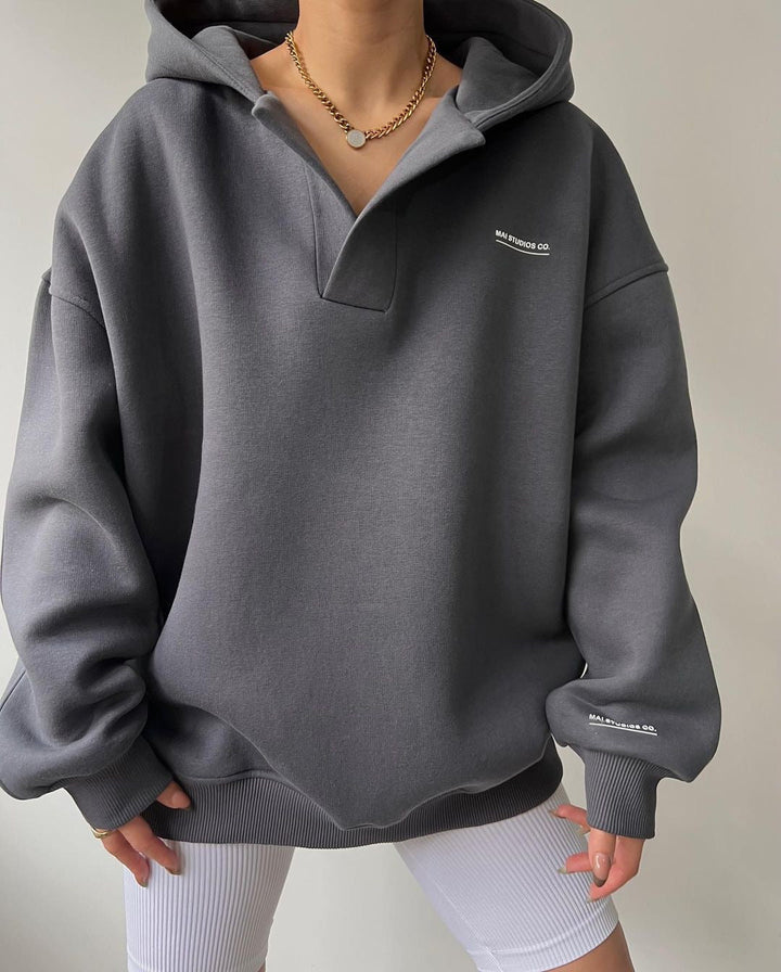 CYNTHIA - SUDADERAS OVERSIZE CÁLIDAS CON CAPUCHA