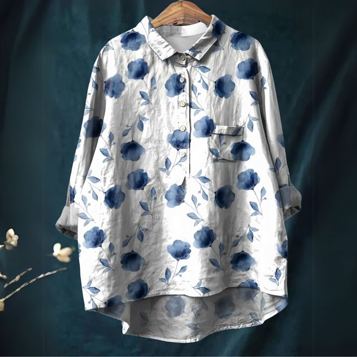 Deloris | Camisa con Estampado de Peces