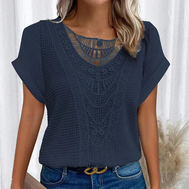 AURA - BLUSA DELICADA CON TEXTURA