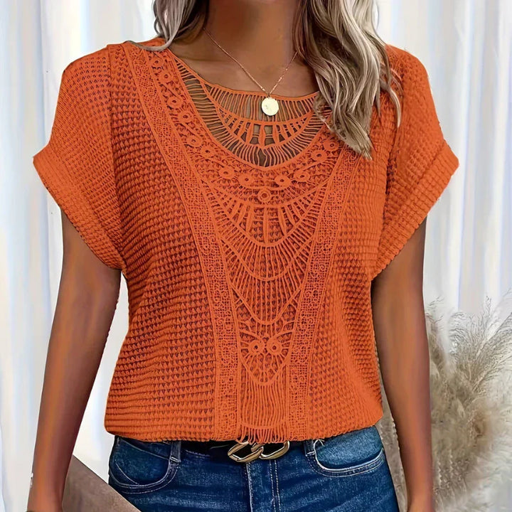 AURA - BLUSA DELICADA CON TEXTURA