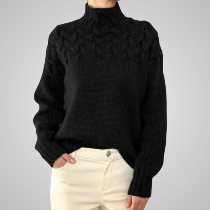 Madison™ - Suéter Elegante de Cuello Alto