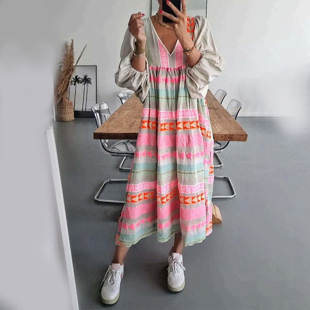 Sabrina - Vestido Bohemio Cómodo