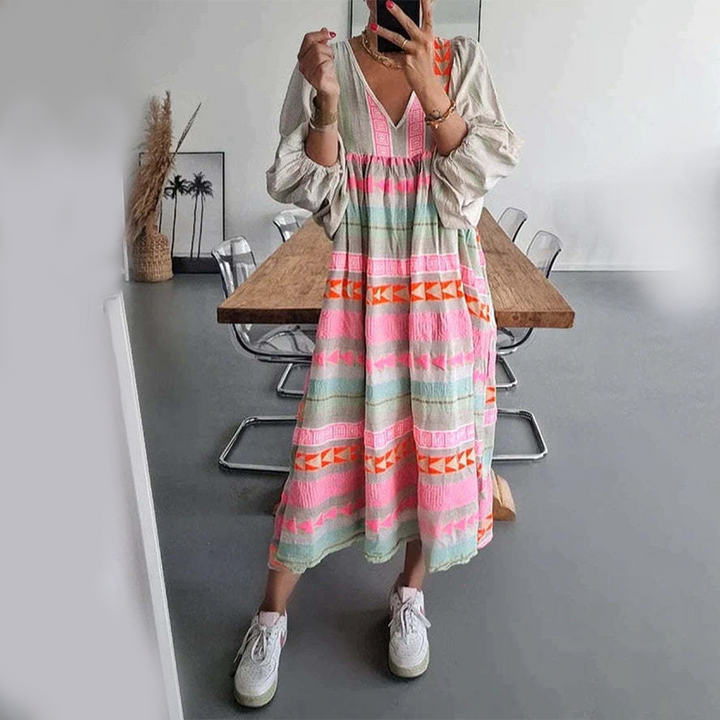 Sabrina - Vestido Bohemio Cómodo