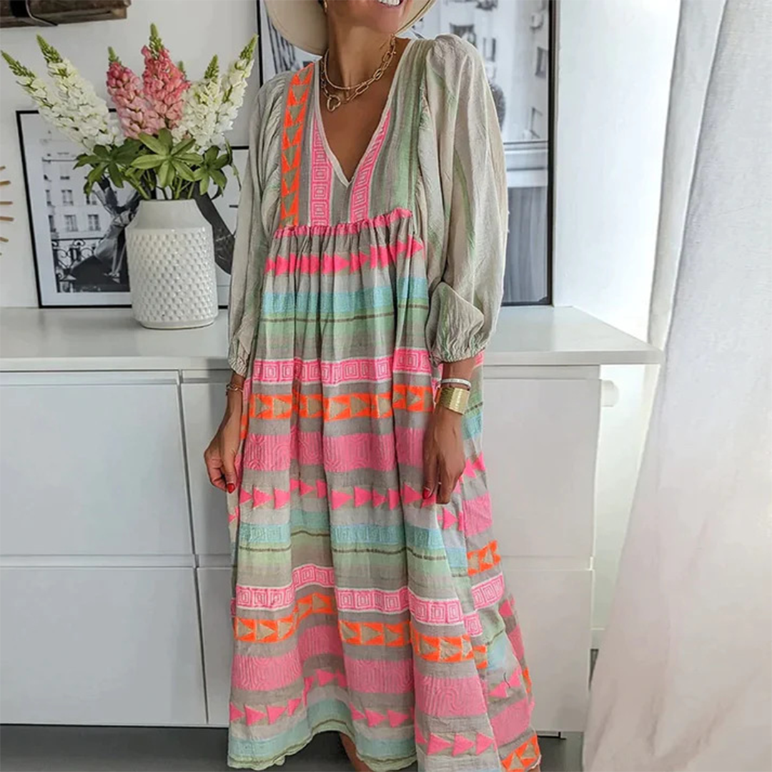 Sabrina - Vestido Bohemio Cómodo