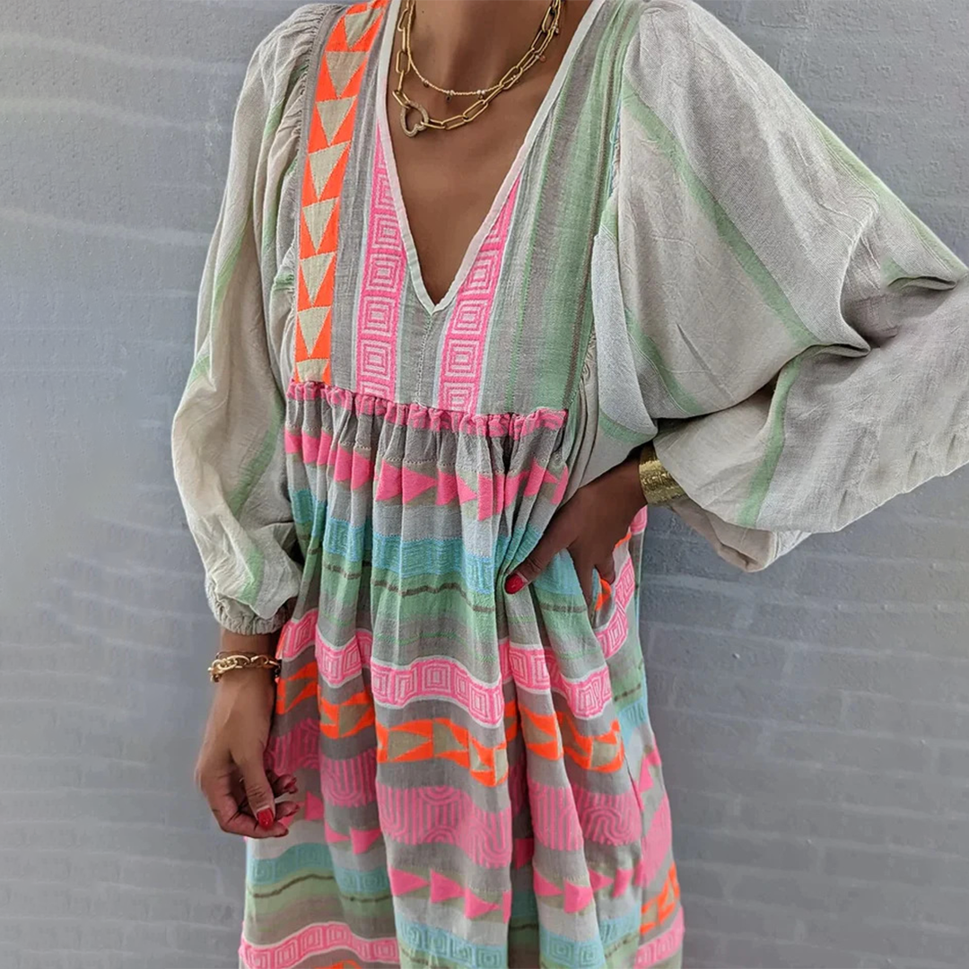 Sabrina - Vestido Bohemio Cómodo