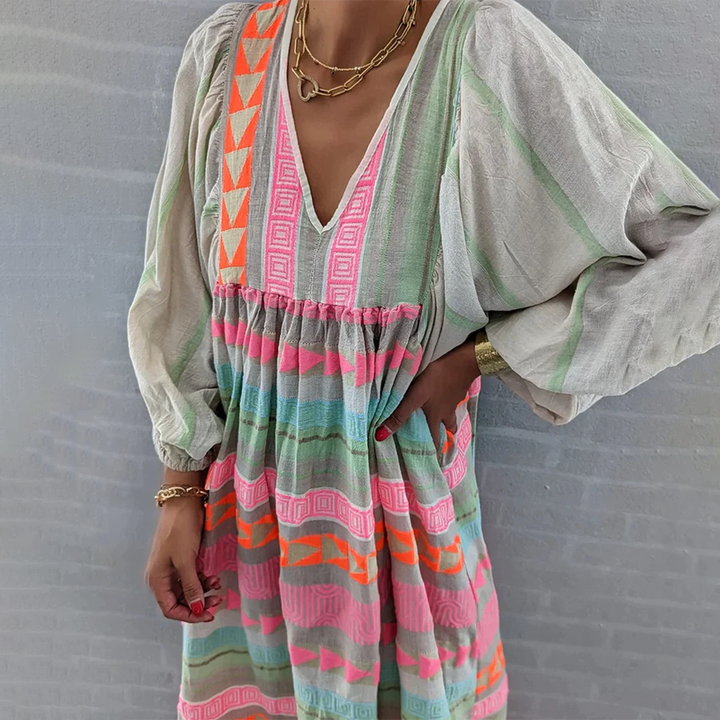 Sabrina - Vestido Bohemio Cómodo