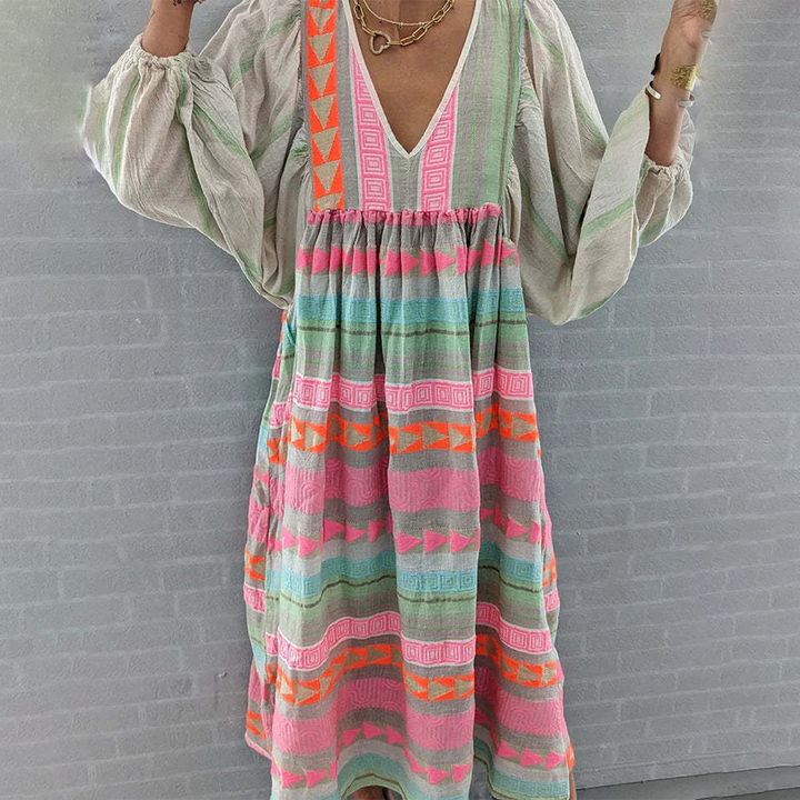 Sabrina - Vestido Bohemio Cómodo
