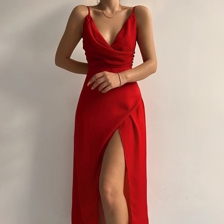 AICELLE - VESTIDO MIDI ELEGANTE