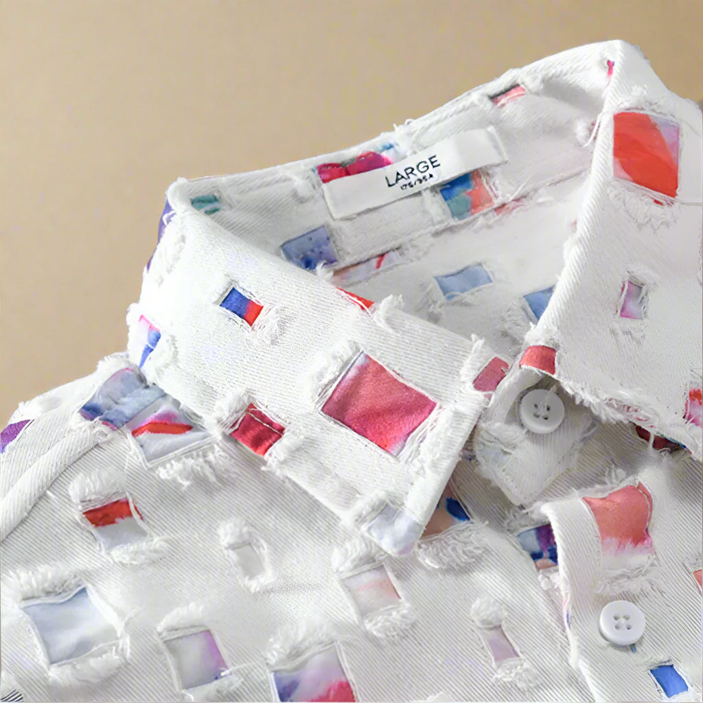 TAMMY - CAMISA CON ESTAMPADO SOFISTICADO