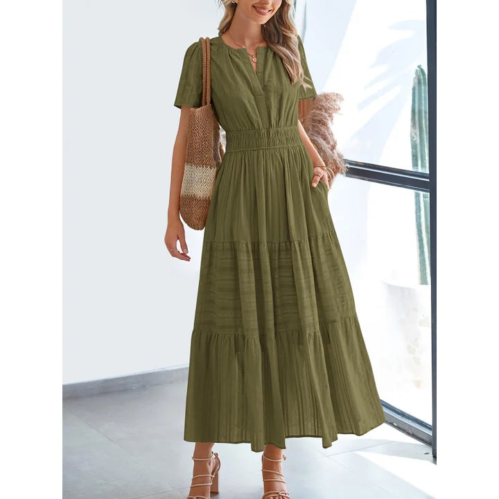 KARINA - VESTIDO ELEGANTE BAÑADO POR EL SOL