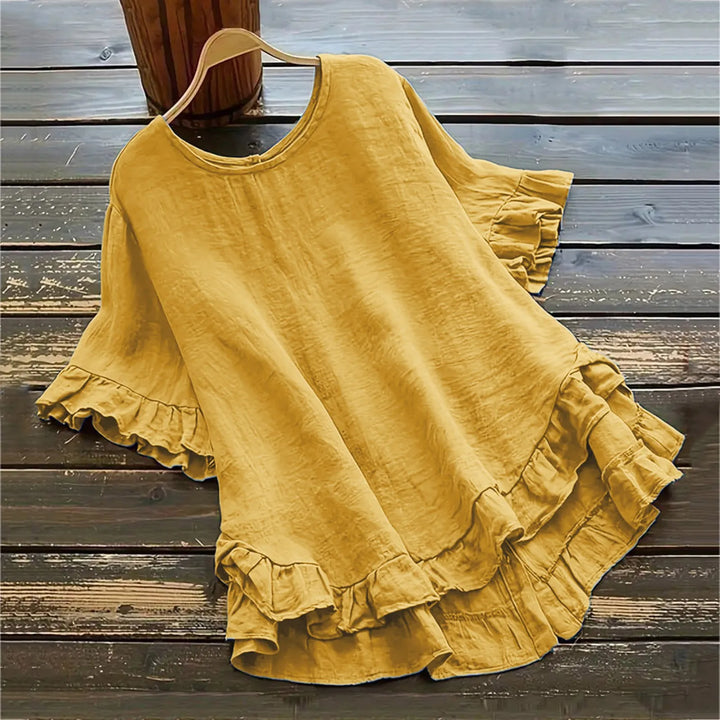 VIVITA - BLUSA DE LINO ELEGANTE