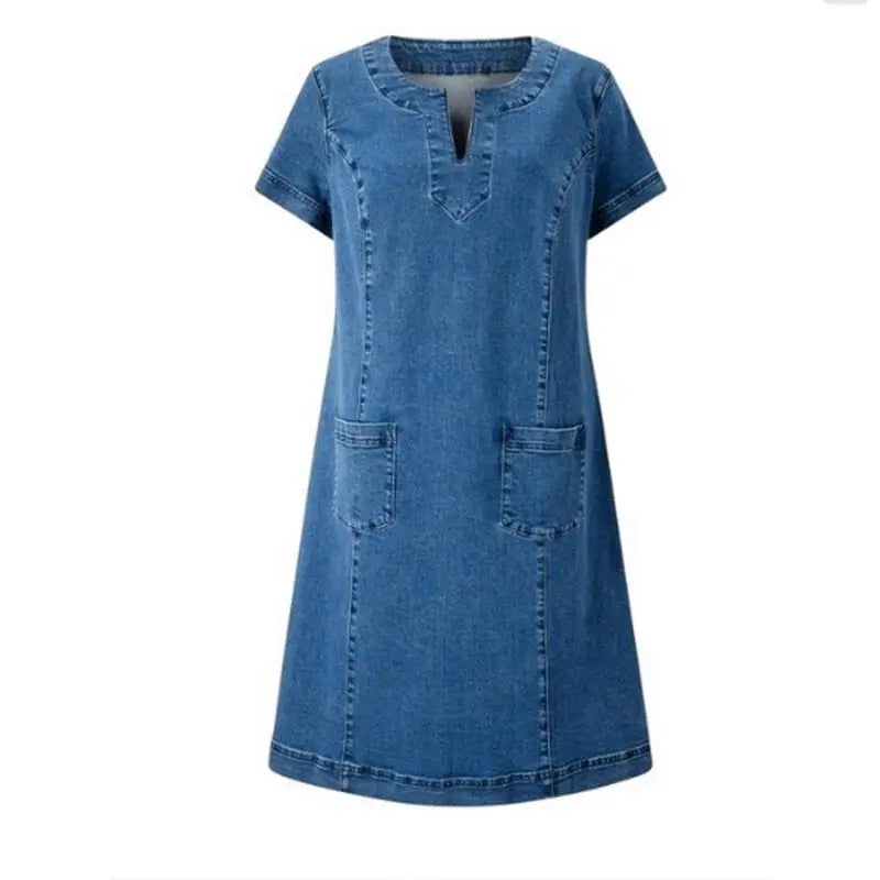 PAULEEN - VESTIDO DE DENIM SUAVE