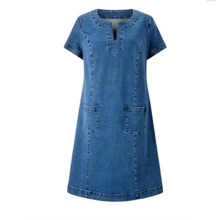 PAULEEN - VESTIDO DE DENIM SUAVE