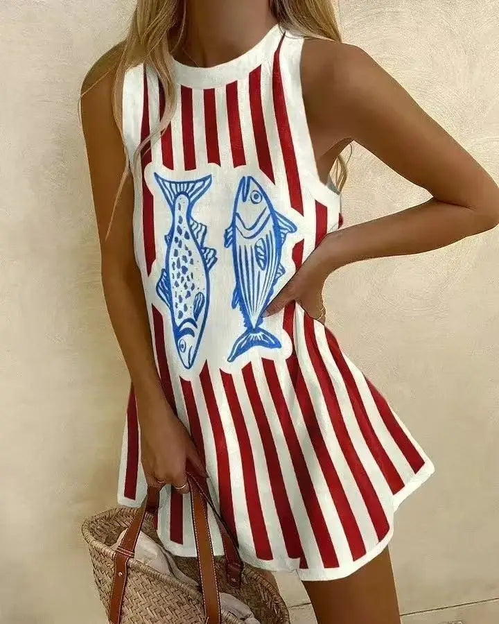 RISABELLE - VESTIDO DE VERANO ARTÍSTICO
