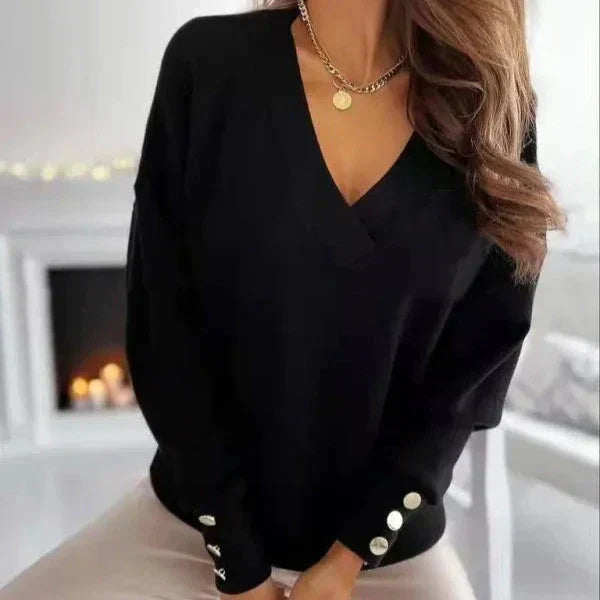 Amelia™ - Suéter con escote en V elegante