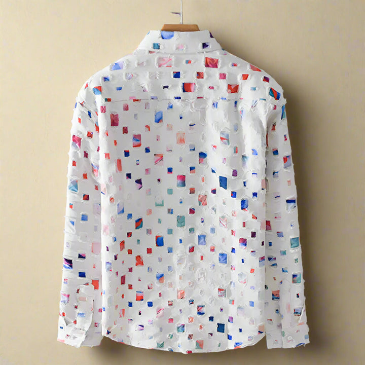 TAMMY - CAMISA CON ESTAMPADO SOFISTICADO