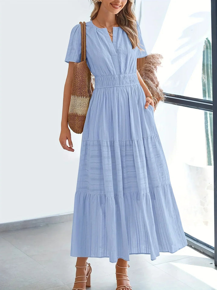 KARINA - VESTIDO ELEGANTE BAÑADO POR EL SOL