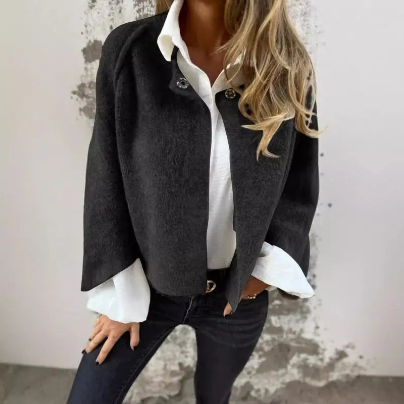 ANNABELLE - CARDIGAN CLÁSICO DE LANA MANGA LARGA