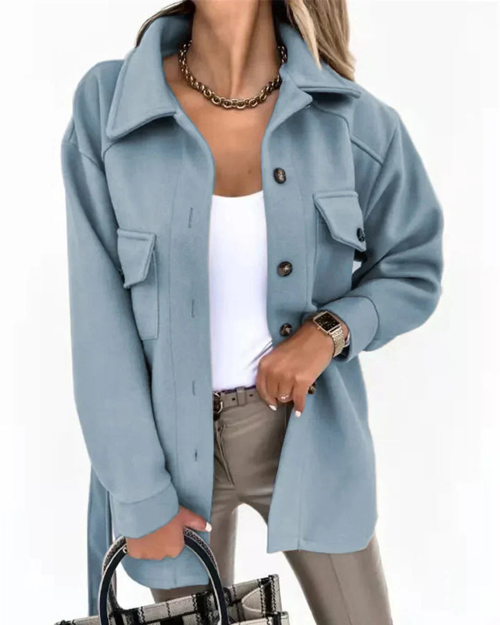VESKA - CHAQUETA REFINADA DE AJUSTE RELAJADO