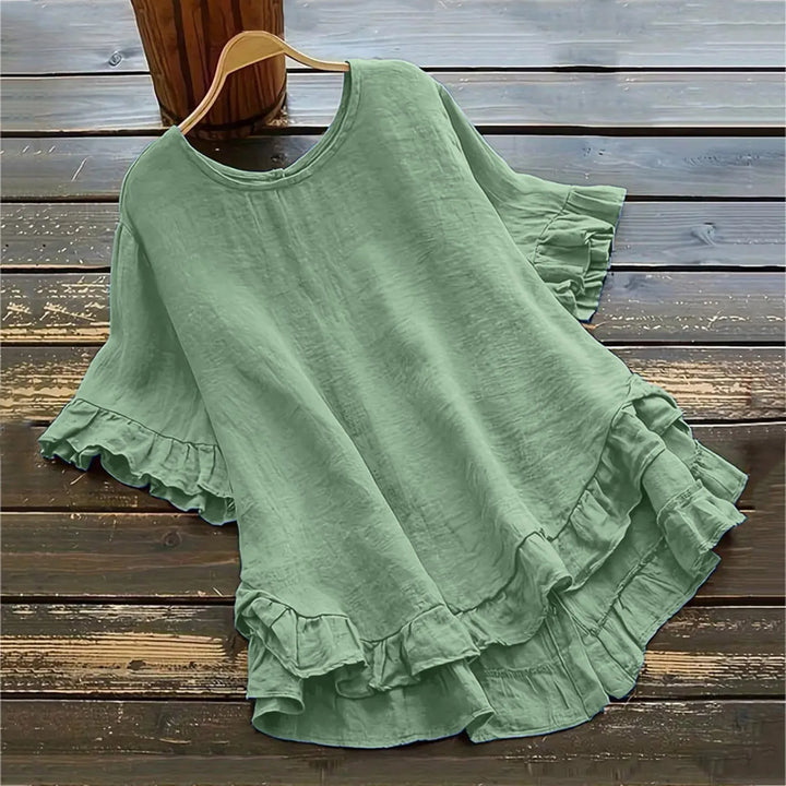 VIVITA - BLUSA DE LINO ELEGANTE