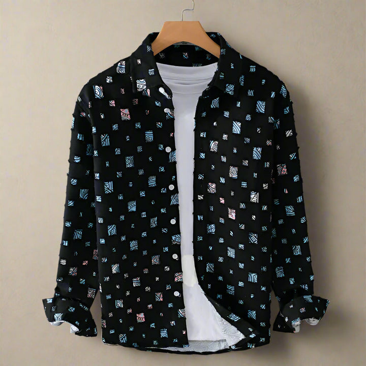 TAMMY - CAMISA CON ESTAMPADO SOFISTICADO