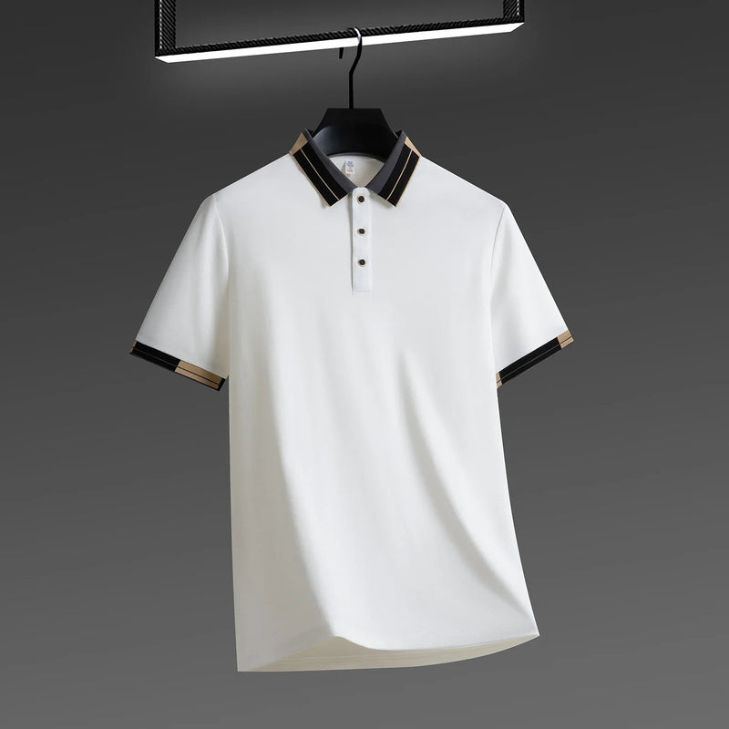 VALDEMOR - CAMISA POLO CLÁSICA CON BORDES EN CONTRASTE