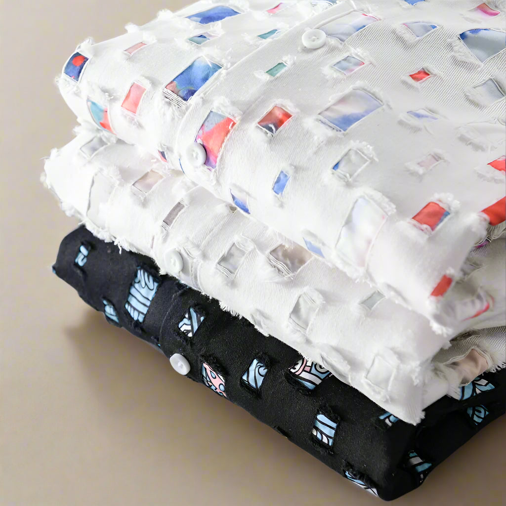 TAMMY - CAMISA CON ESTAMPADO SOFISTICADO