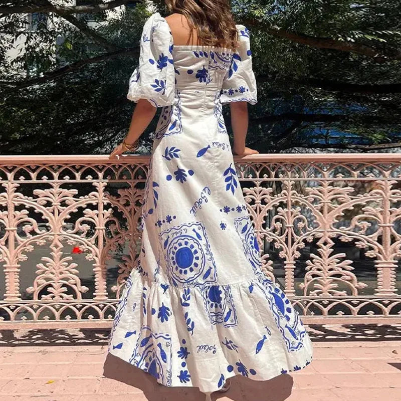 LARAVEL - VESTIDO MAXI PLISADO SOFISTICADO