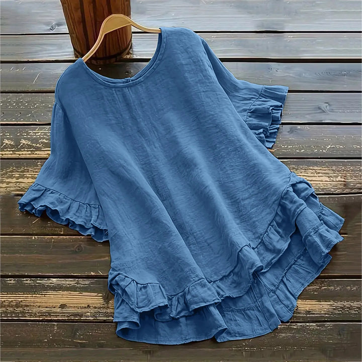 VIVITA - BLUSA DE LINO ELEGANTE