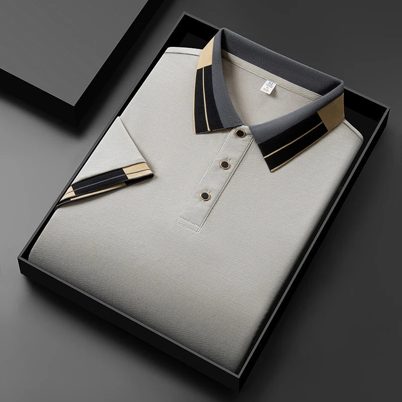 VALDEMOR - CAMISA POLO CLÁSICA CON BORDES EN CONTRASTE