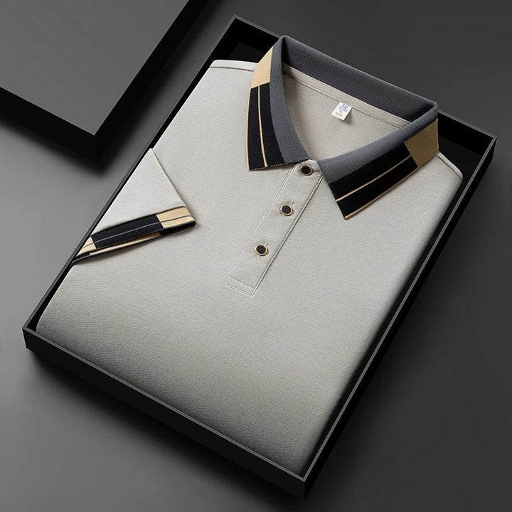 VALDEMOR - CAMISA POLO CLÁSICA CON BORDES EN CONTRASTE