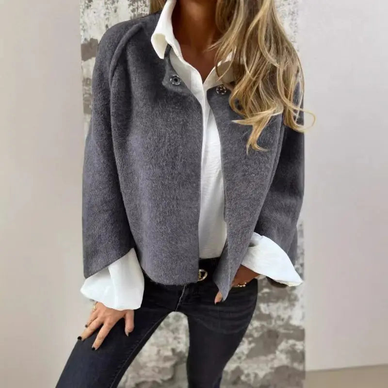 ANNABELLE - CARDIGAN CLÁSICO DE LANA MANGA LARGA