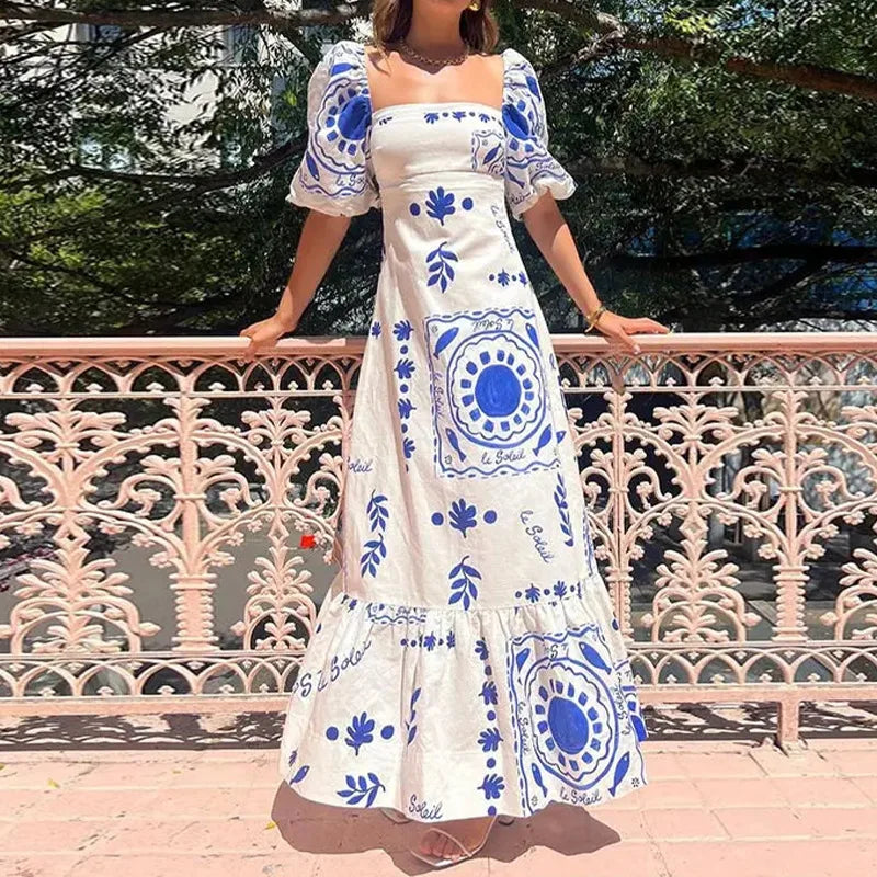 LARAVEL - VESTIDO MAXI PLISADO SOFISTICADO