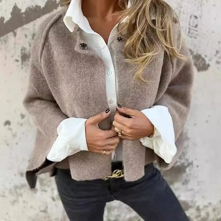 ANNABELLE - CARDIGAN CLÁSICO DE LANA MANGA LARGA