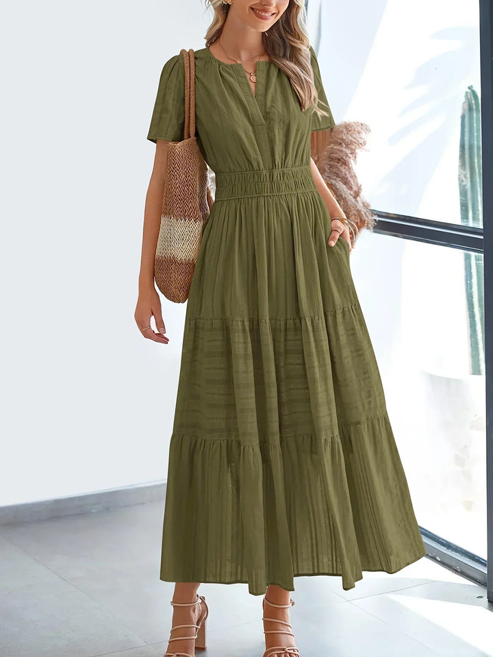 KARINA - VESTIDO ELEGANTE BAÑADO POR EL SOL