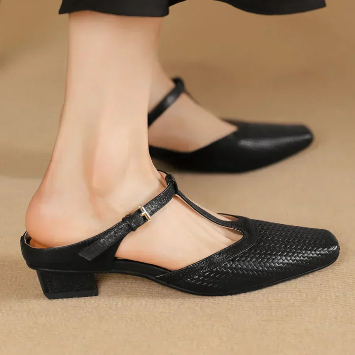 ANN - SANDALIAS DE CUERO RENA