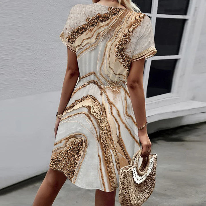 SIMA - VESTIDO CHIC DE ESCOTE EN V