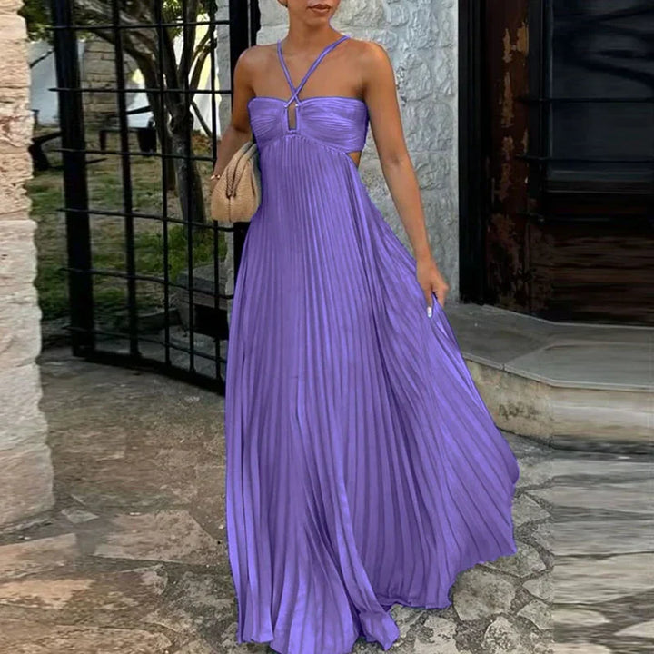 ARGANIESZKA - VESTIDO MAXI DE VERANO CON HALTER