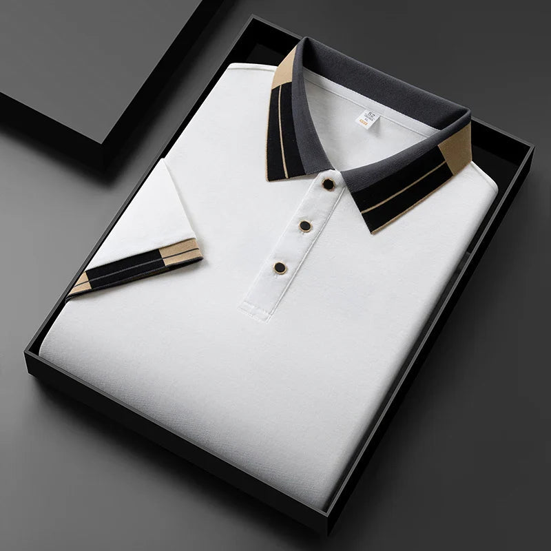 VALDEMOR - CAMISA POLO CLÁSICA CON BORDES EN CONTRASTE