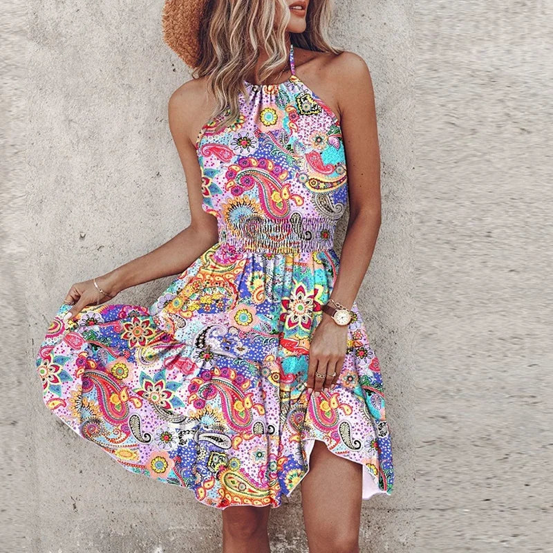 Angela - Vestido Halter Chic