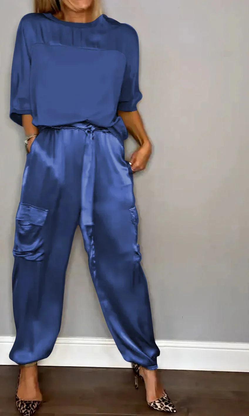 ADELINA – CONJUNTO DE DOS PIEZAS DE LUJO Y FLUIDEZ