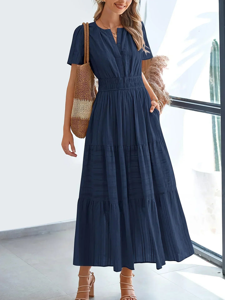 KARINA - VESTIDO ELEGANTE BAÑADO POR EL SOL