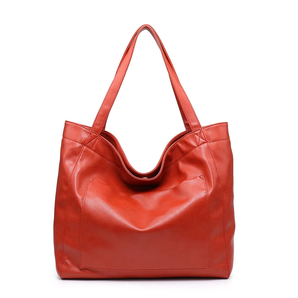 SHAY - BOLSA DE HOMBRO DE CUERO DE LUJO