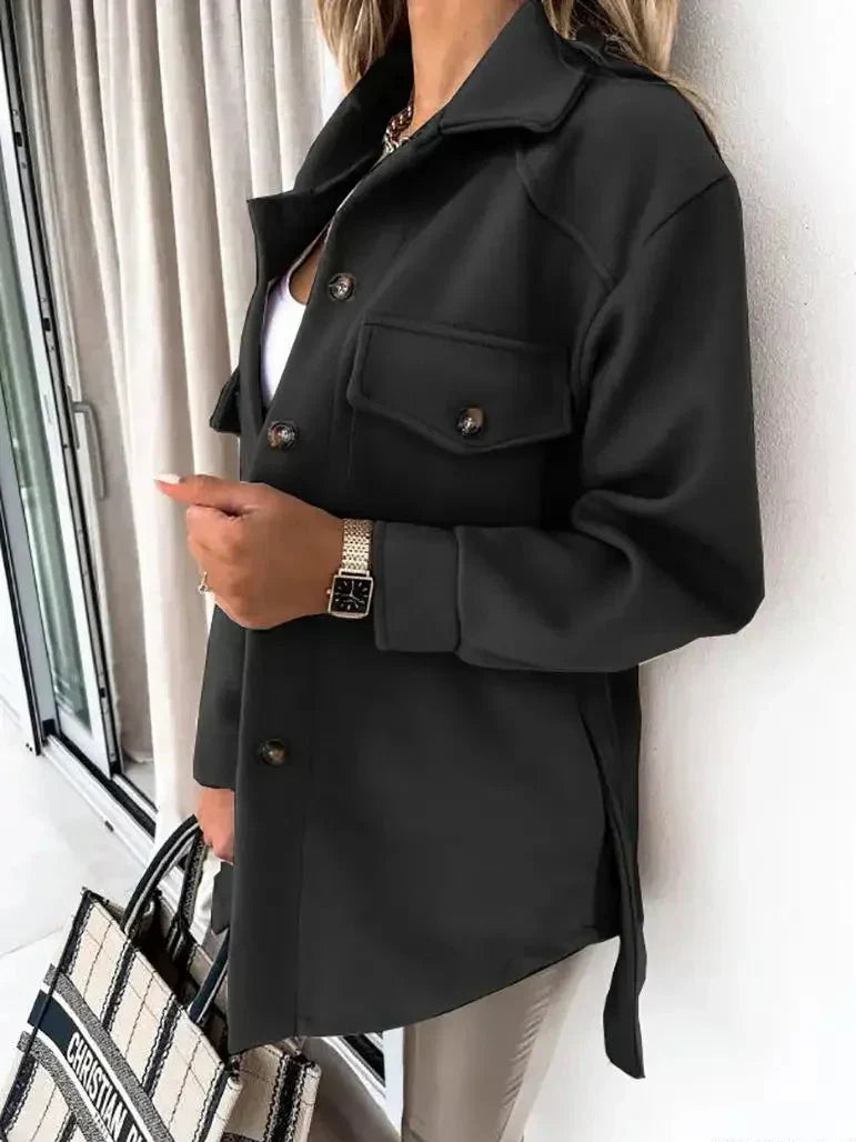 VESKA - CHAQUETA REFINADA DE AJUSTE RELAJADO